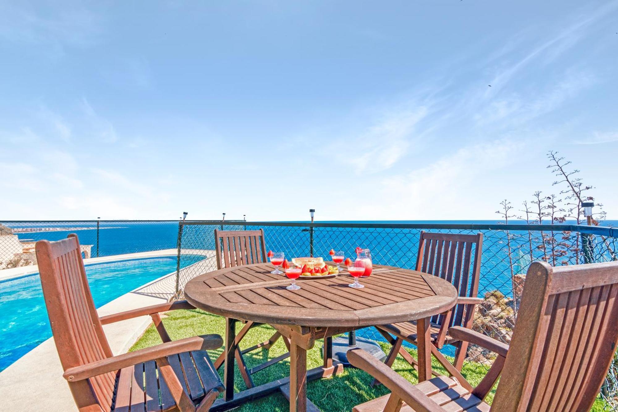 Villa Infinity Sea Views I Pool I Bbq I Jacuzzi Алмерия Екстериор снимка